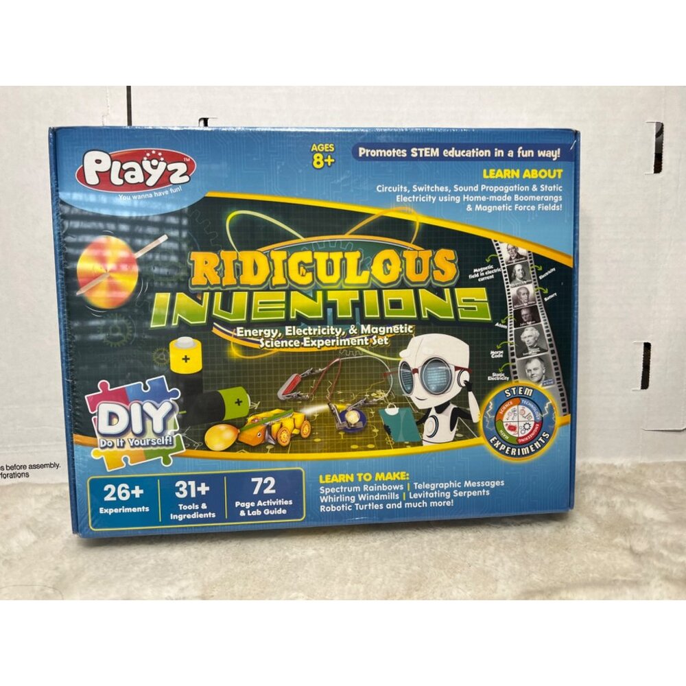 Playz Ridiculous Inuentions STEM education Energy, Electricity & magnetic scienc
